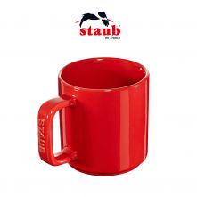 法国Staub 珐琅陶瓷4件套装马克杯子咖啡杯泡茶杯甜品碗创意礼物