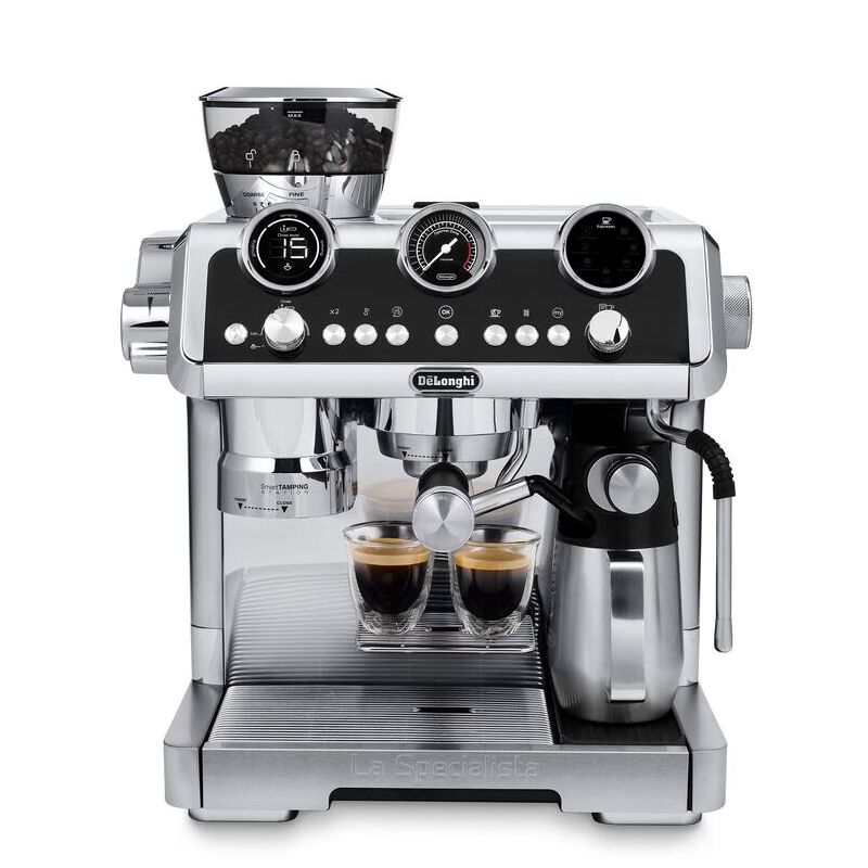 Delonghi/德龙咖啡机EC9865半自动 研磨一体意式家商用奶泡