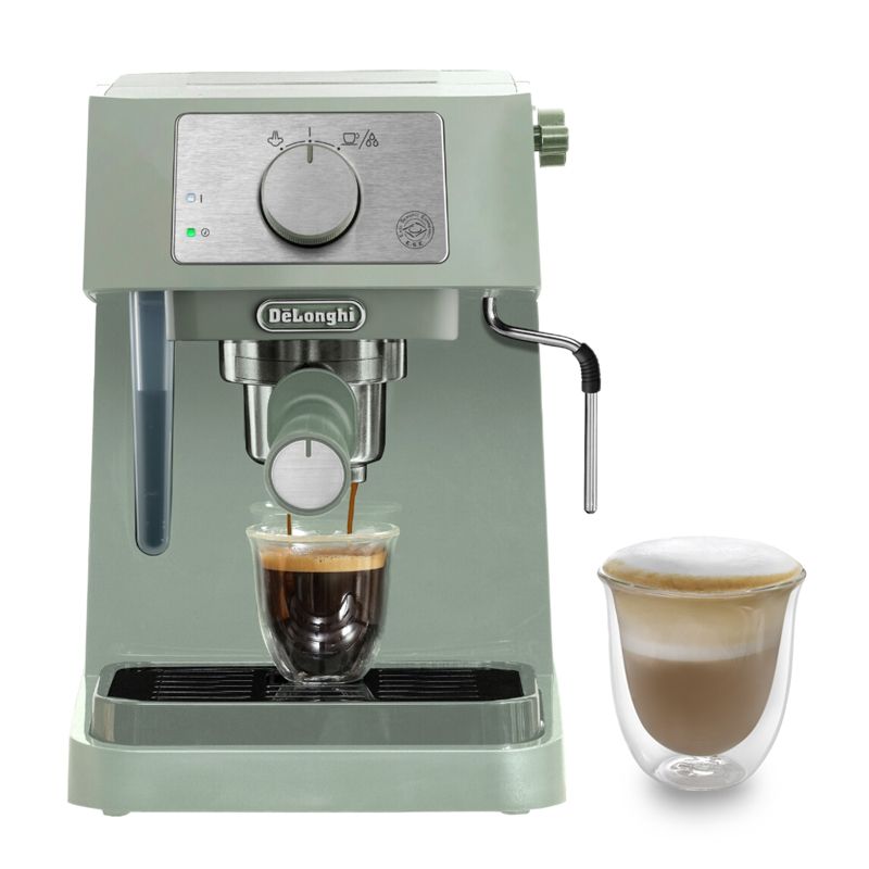Delonghi/德龙半自动咖啡机EC255.GR意式泵压小型家用蒸汽打奶泡